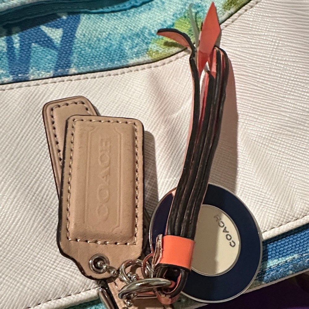 COACH Resort Beach Scene Large Tote Bag - Picture 2 of 16